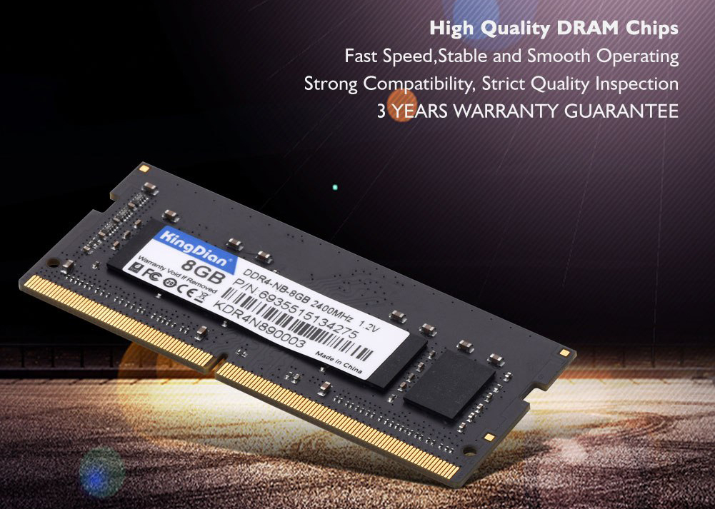 DDRam Notebook 8GB/2400 kingDain chính hãng, giá tốt tại Sơn Đạt.,JSC