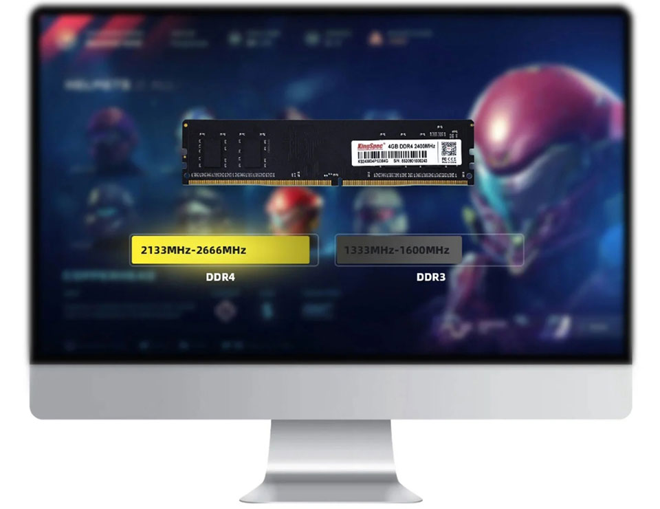 DDRam PC 4Gb/2666 kingspec uy tín, chất lượng tại Hải Phòng