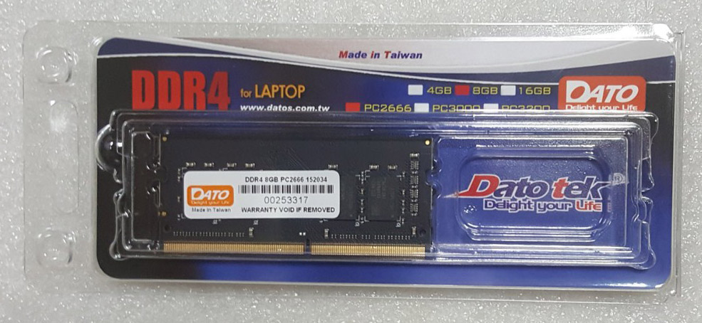 DDRam PC 8Gb/2666 Dato uy tín, chất lượng Hải Phòng