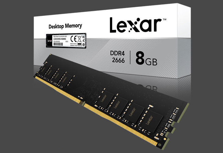DDRam PC 8Gb/2666 LeXar chính hãng, giá tốt Hải Phòng