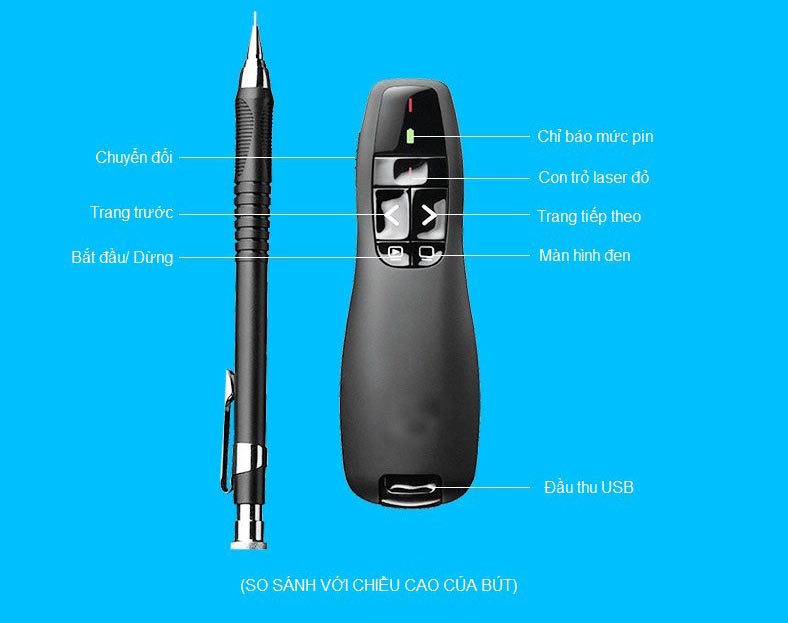 Bút trình chiếu ARIGATO R400 chính hãng, giá tốt tại Sơn Đạt.,JSC