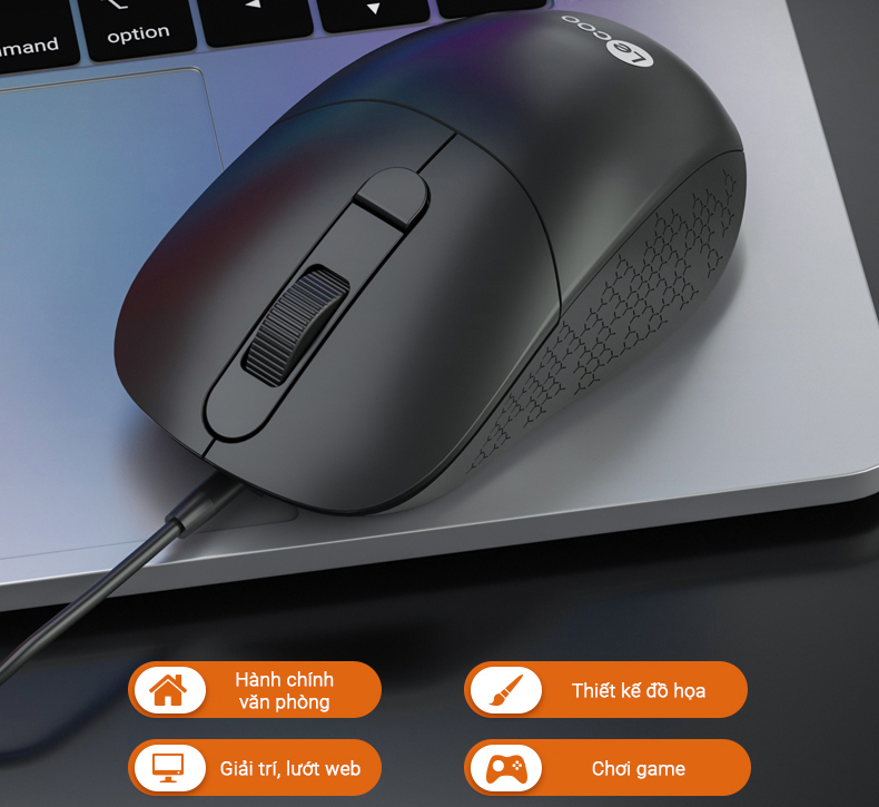 Mouse Lecoo MS102 chât lượng, giá tốt tại Hải Phòng
