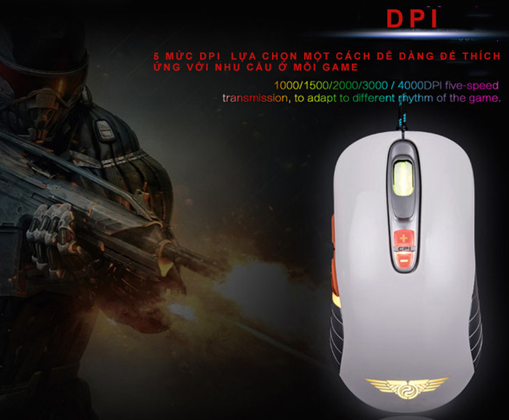 Mouse Newmen gaming GX1-Plus Optical chất lượng, giá tốt tại Hải Phòng