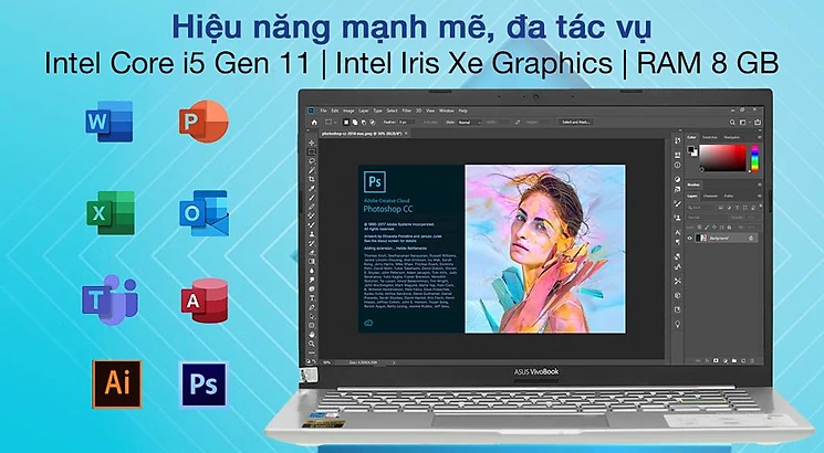 Asus Vivobook A415EA chính hãng, giá tốt Hải Phòng