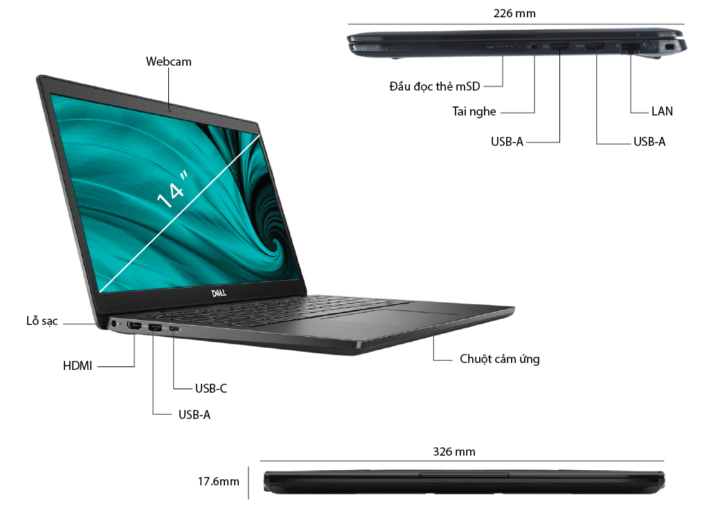 Dell Latitude 3420 chính hãng, giá tốt tại Hải Phòng