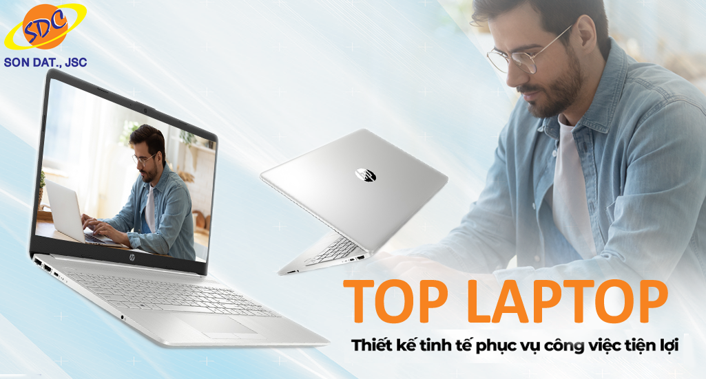 Top laptop có thiết kế mỏng nhẹ, tinh tế, hỗ trợ công việc, học tập hiệu quả