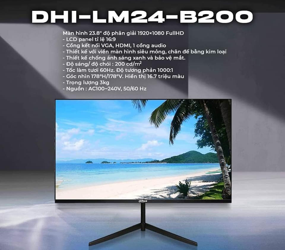 Monitor Dahua DHI-LM24-B200 chính hãng, giá tốt tại Hải Phòng