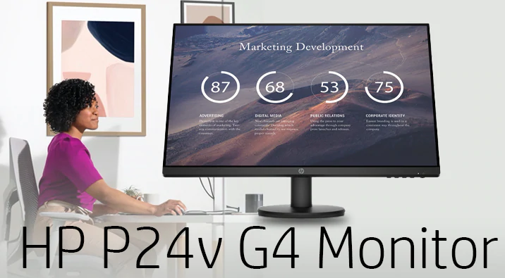 HP P24v G4 (9TT78AA) chính hãng, giá tốt tại Sơn Đạt.,JSC