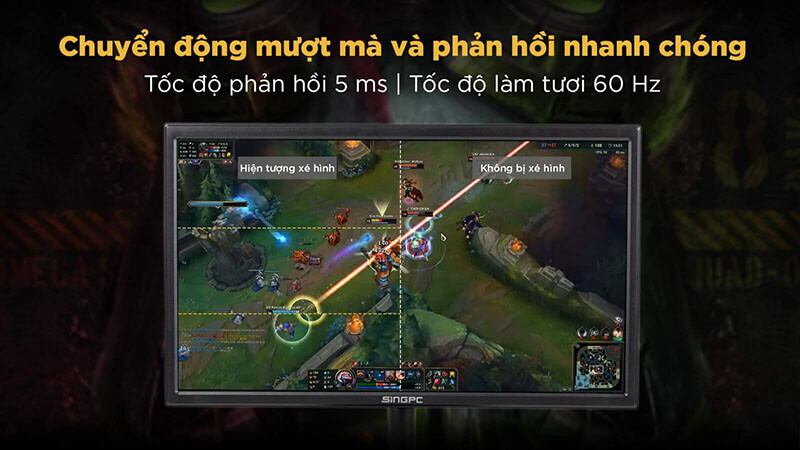 Màn hình SGP185S SingPC chất lượng, giá rẻ Hải Phòng