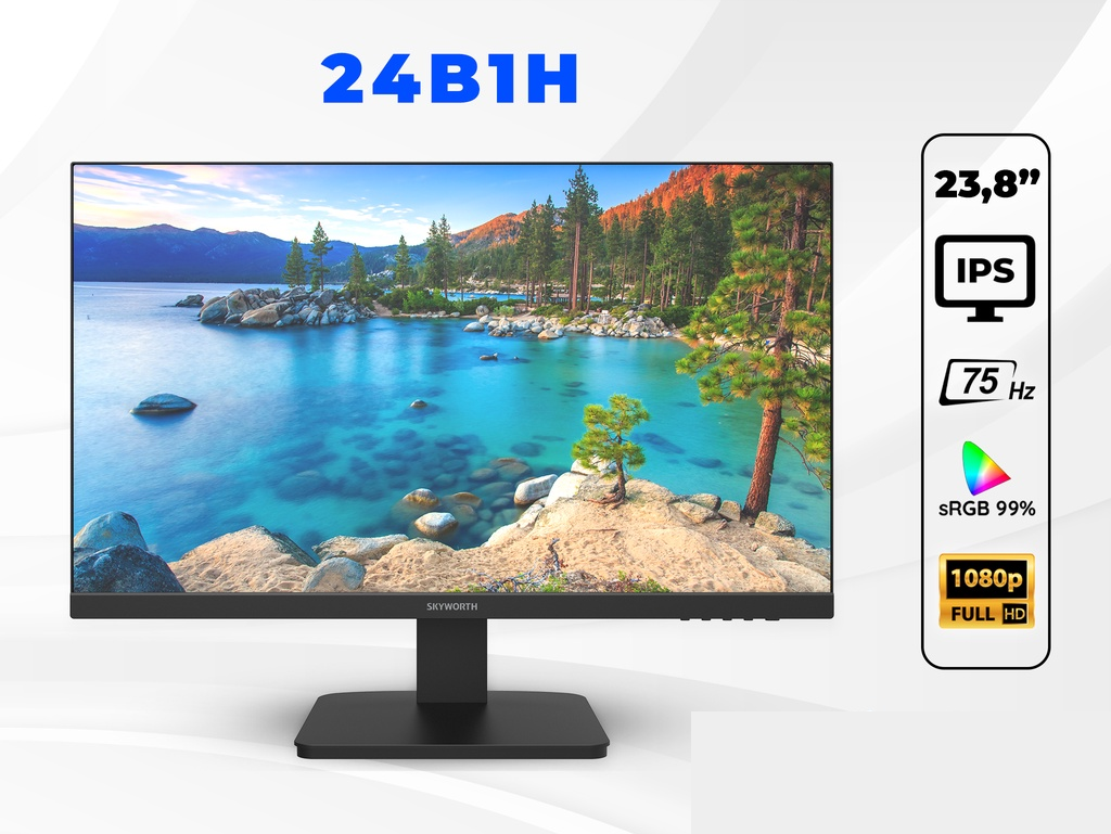MÀN HÌNH 23'8 LED SKYWORTH 24B1H chính hãng, giá tốt Hải Phòng
