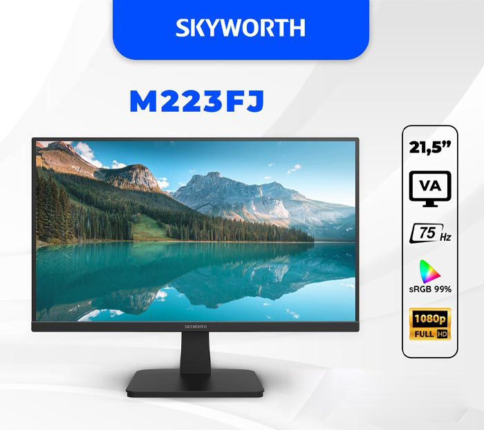 MÀN HÌNH 22" LED SKYWORTH M223FJ chính hãng, giá tốt tại Hải Phòng
