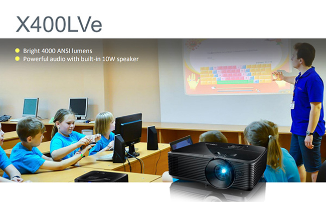 Máy chiếu Optoma X400LVe chính hãng, giá tốt Hải Phòng