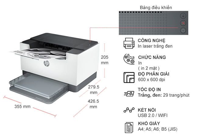 Máy in HP LaserJet M211d chính hãng, giá tốt Hải Phòng