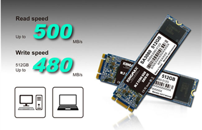 SSD 512GB Kingmax SA3080 chính hãng, giá tốt tại Sơn Đạt.,JSC