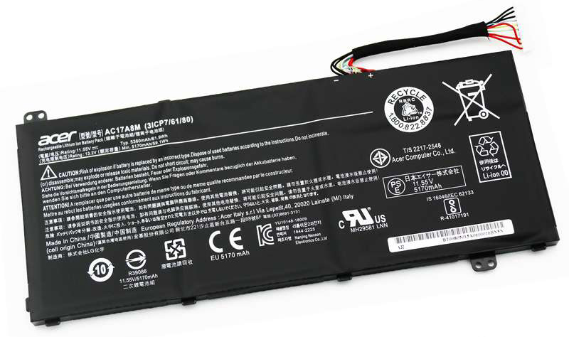 Pin NB Acer Spin 3 SP314 - AC17A8M chính hãng, giá rẻ tại Sơn Đạt.,JSC