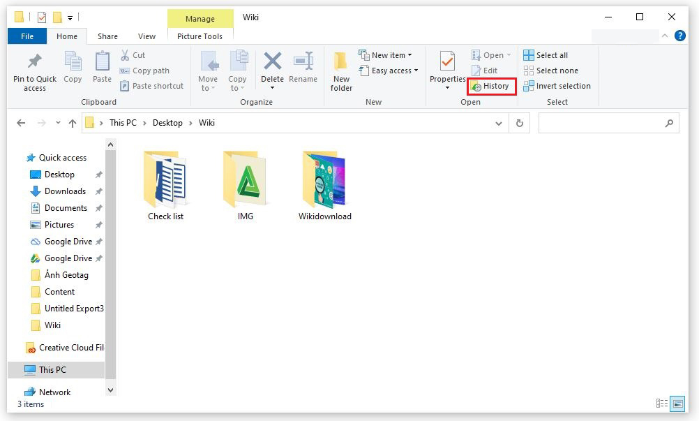 Khôi phục file đã xóa trong Windows 10 và 8- Sơn Đạt.,JSC