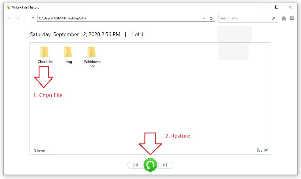 Cách khôi phục file đã xóa trong Win 10, win 8 đơn giản, hiệu quả- Sơn Đạt.,JSC