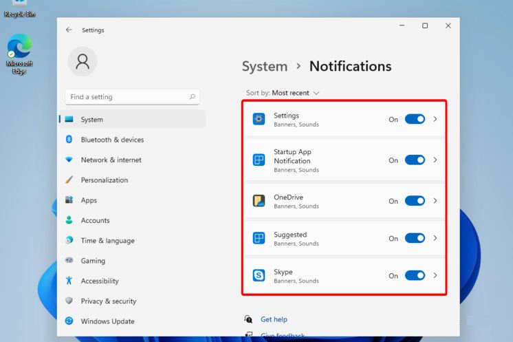 Tăng tốc Win 11 bằng cách vô hiệu hóa tính năng Notifcations