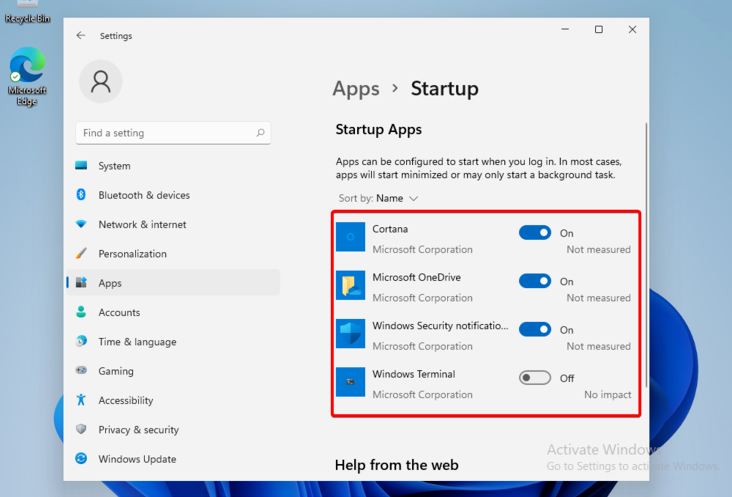 Gạt các nút thành off để tắt các apps không cần thiết- Sơn Đạt.,JSC