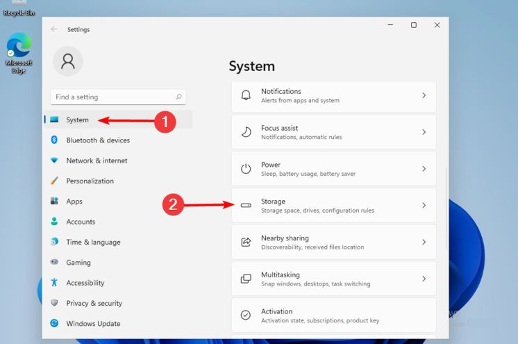 Tăng tốc Windows 11 bằng cách bật tính năng Storage Sence