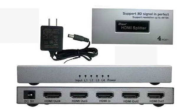 Bộ chia HDMI 1 ra 4  MC chất lượng, giá tốt tại Sơn Đạt.,JSC