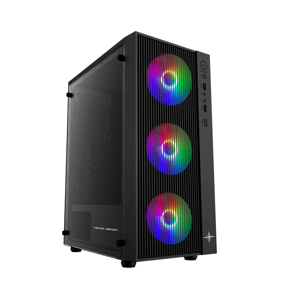 Case Kenoo ESPORT AF13-3F, kiểu dáng đẹp, khung chắc chắn