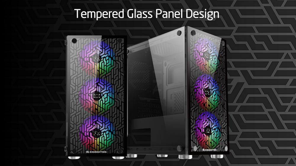 Vỏ case Xigmatek NYX hỗ trợ hai loại mainboard Micro-ATX và Mini-ITX