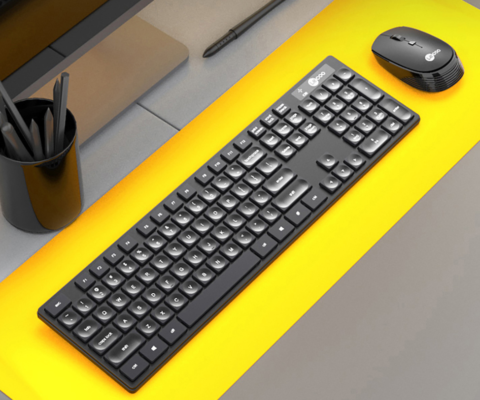 Key+ mouse Wireless Lecoo KM2001 chính hãng, giá tốt tại Hải Phòng