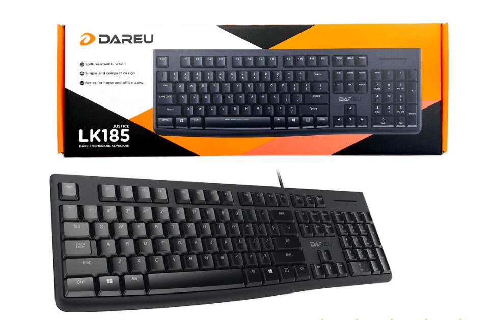 Keyboard PC DARE ULK185 chính hãng, giá tốt tại Hải Phòng