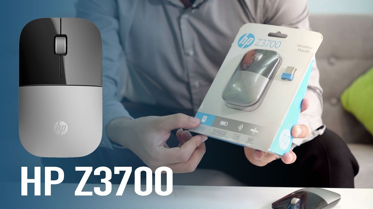 Mouse Wireless HP Z3700 được sản xuất bởi chất liệu nhựa ABS