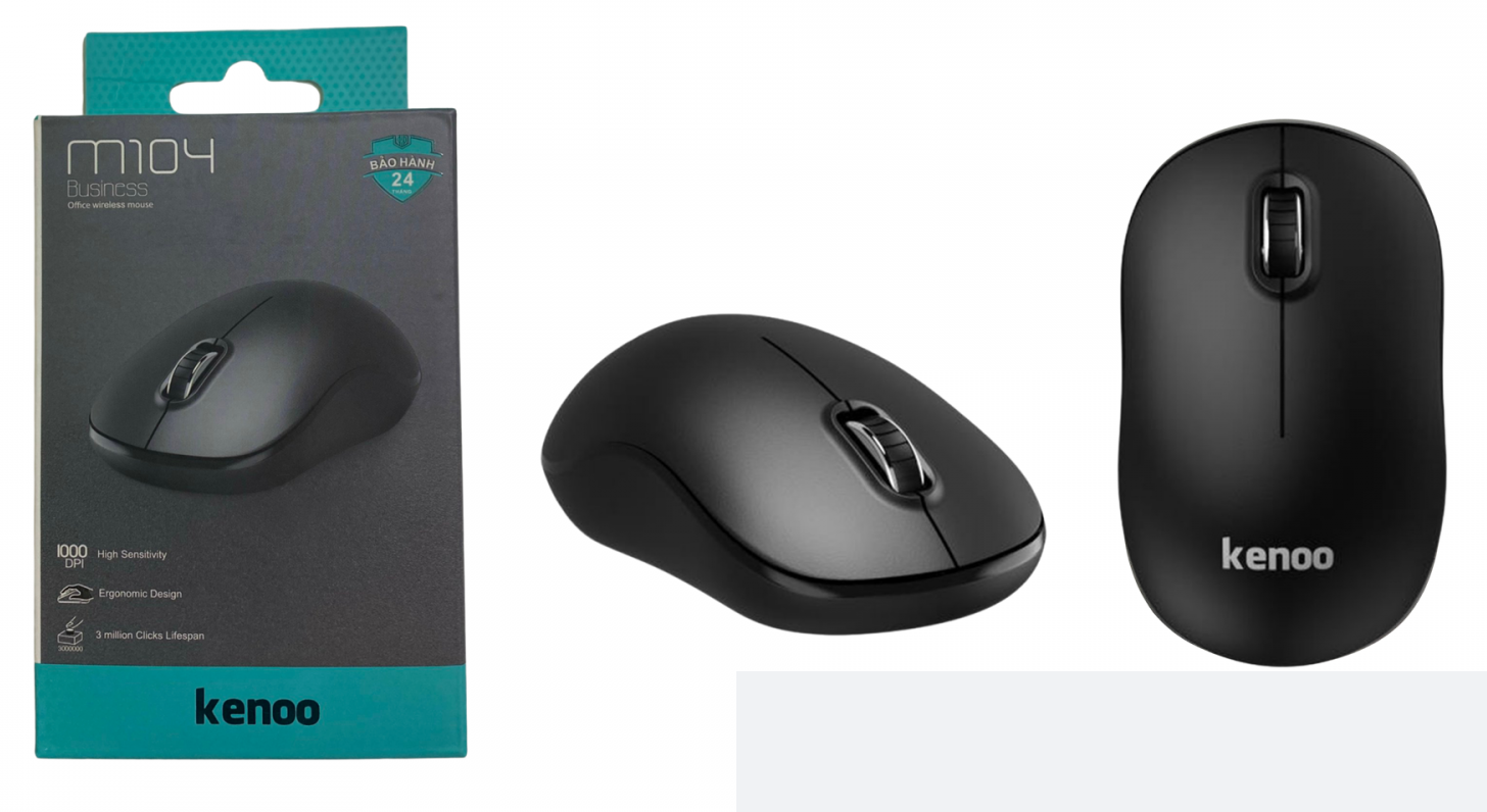 Mouse Wireless kenoo M104 chất lượng, giá tốt tại Hải Phòng