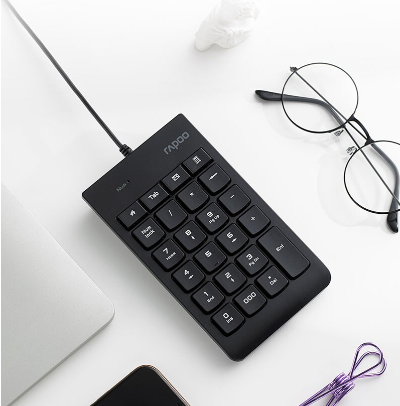 Ngoài việc bổ trợ nhập liệu, Rapoo K10 còn có các phím multimedia tiện lợi