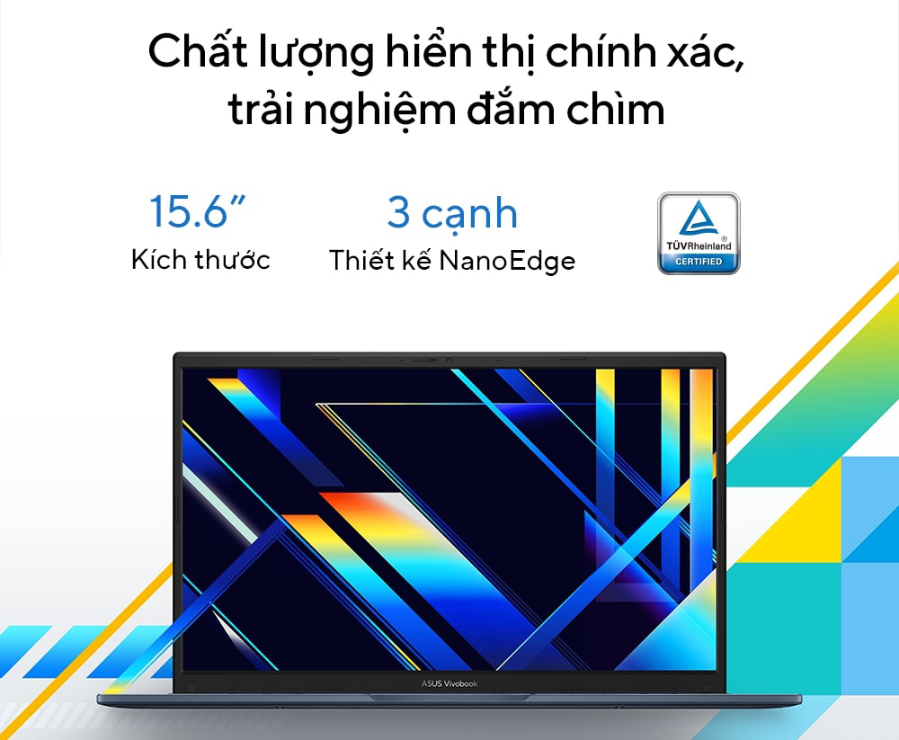 Asus X1504V _X1504VA-NJ070W là mẫu laptop nổi bật bởi thiết kế sang trọng