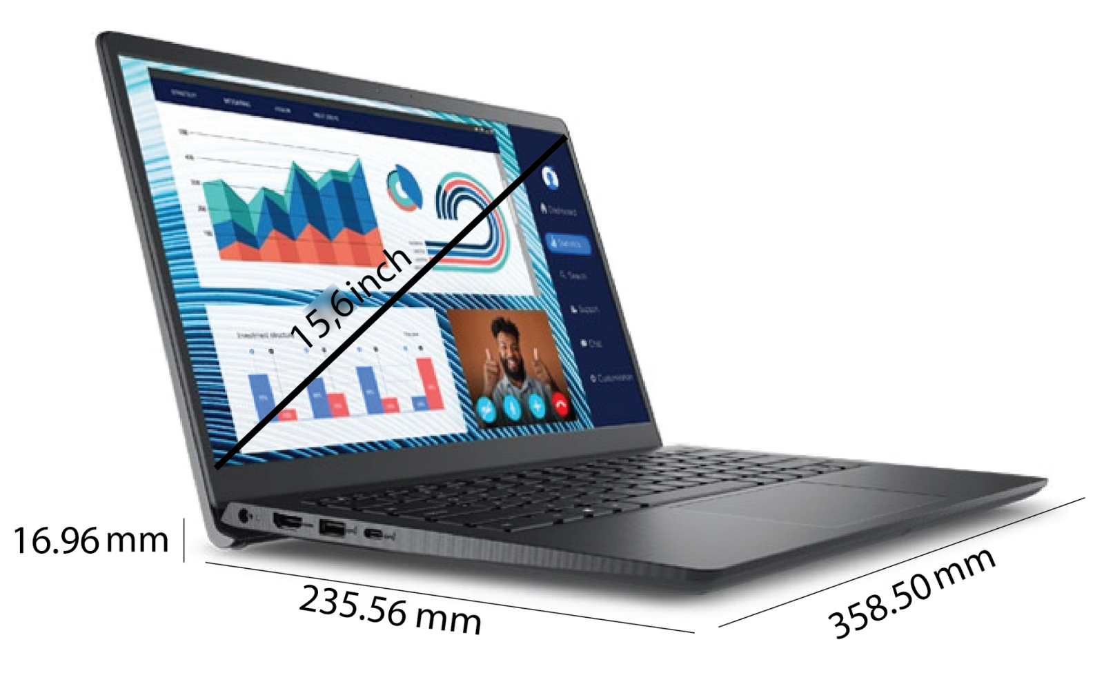 Notebook Dell Vostro 3520 Core™ i5 chính hãng, giá tốt Hải Phòng