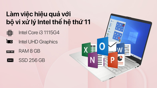 HP 15S FQ2712TU chính hãng, giá tốt tại Hải Phòng
