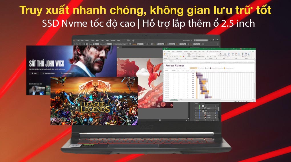 Đột phá trên mọi chiến trường ảo với hiệu năng được tối ưu