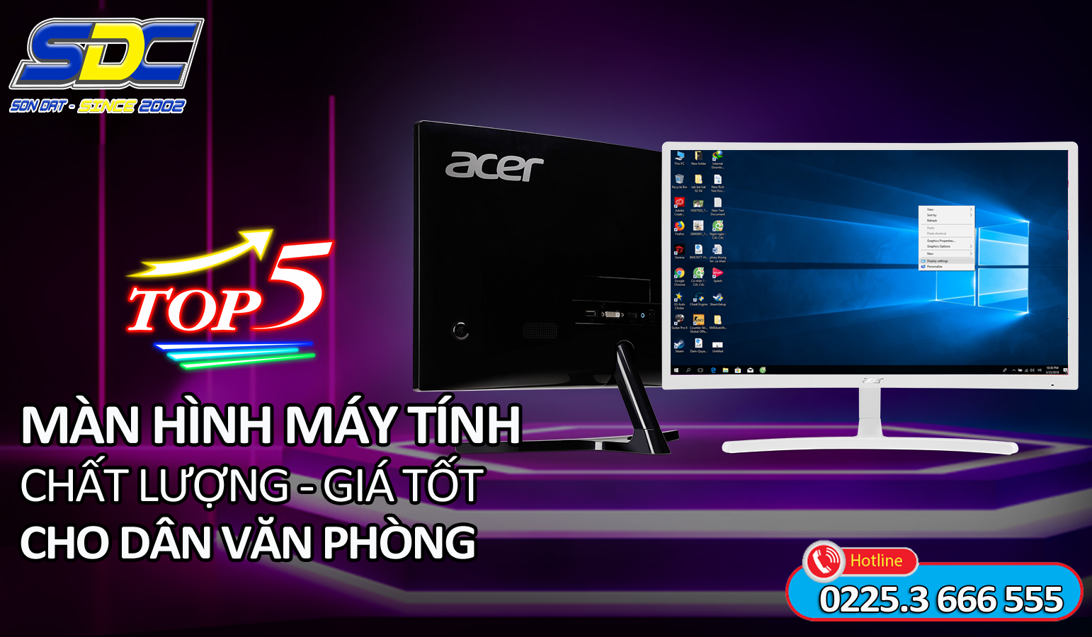TOP những chiếc màn hình máy tính cho dân văn phòng chất lượng tại Sơn Đạt.,JSC
