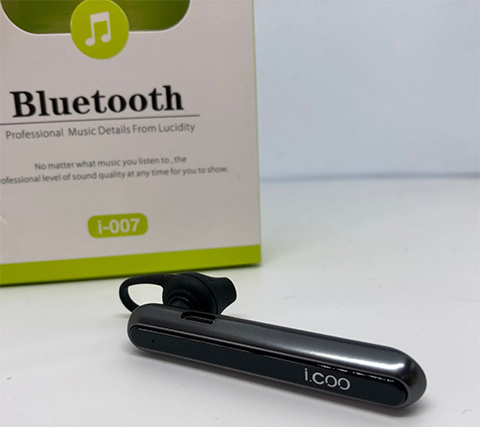Headphone Bluetooth Coo I-007 với thiết kế nhỏ gọn và tính di động cao