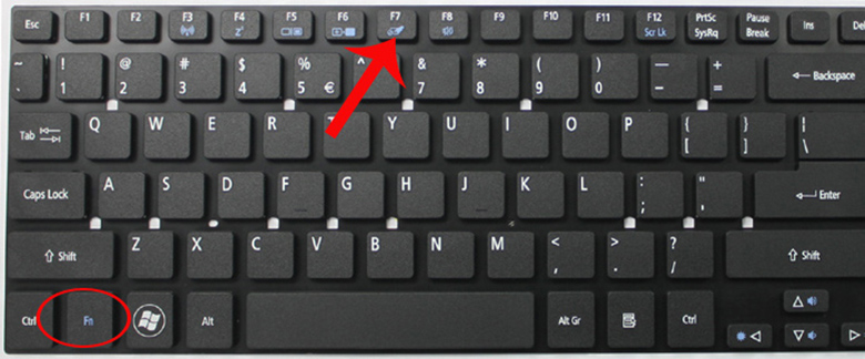 Tắt các phím tắt chức năng bật, tắt touchpad