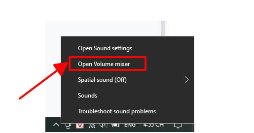 Cách tắt âm bàn phím máy win 10 trên thanh Taskbar