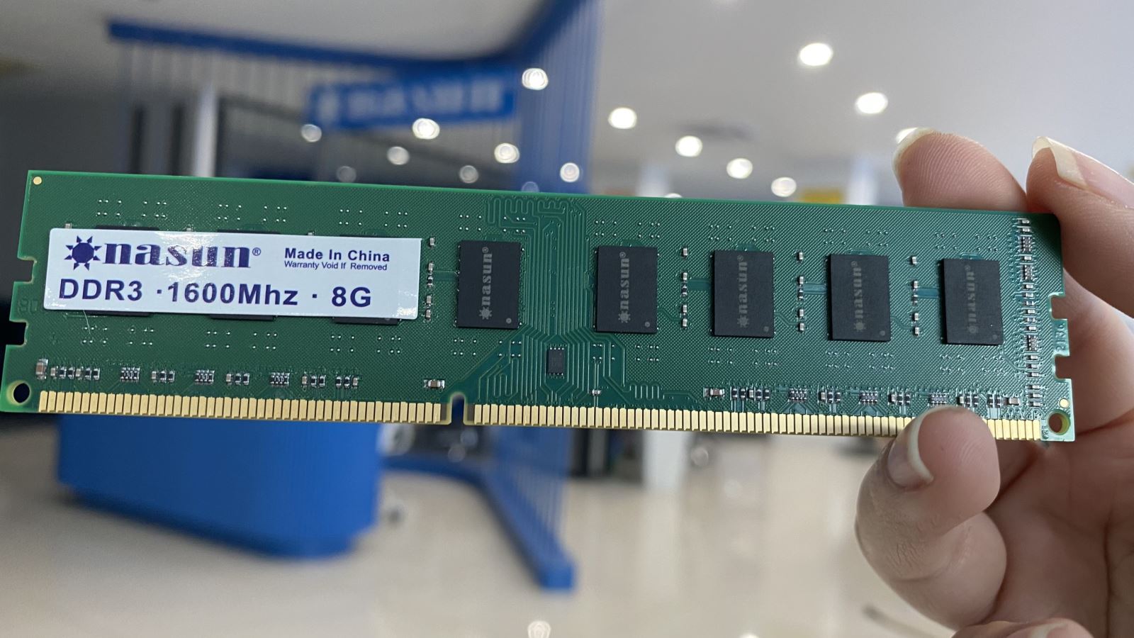 DDRam PC 8GB/1600 Namsun là lựa chọn giá rẻ hợp lý cho khe cắm RAM thứ 2 của chiếc PC