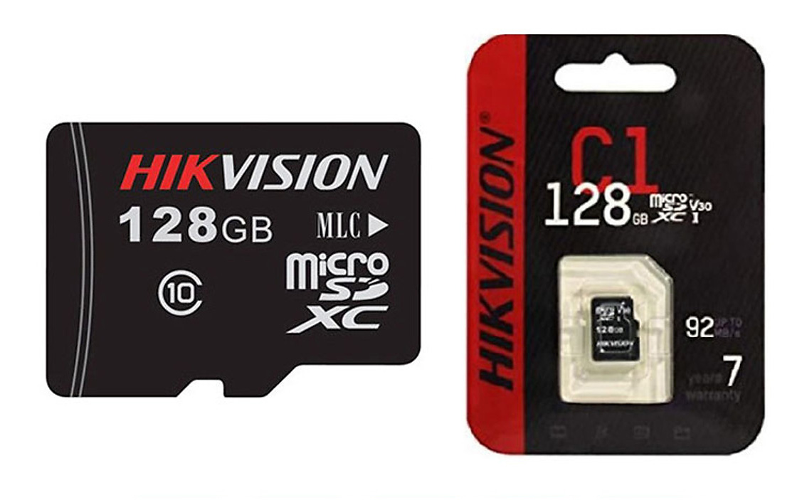 Thẻ nhớ Hikvision 128GB được thiết kế đáng để tin cậy, lý tưởng sử dụng cho mọi tác vụ