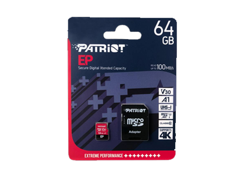 Thẻ nhớ Patriot V30 không chỉ sử dụng được với các thiết bị điện thoại di động