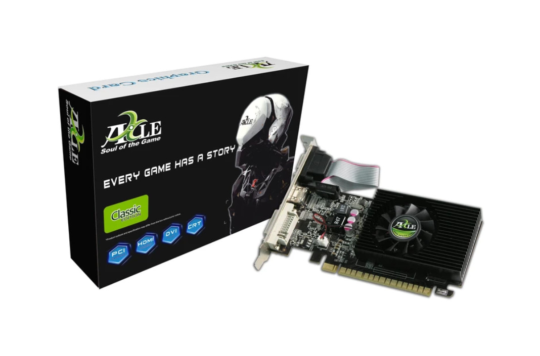 Card VGA AXLE GT 730 2GB DDR3 128Bit có ngoại hình khá vuông vức, đẹp và gọn nhẹ.