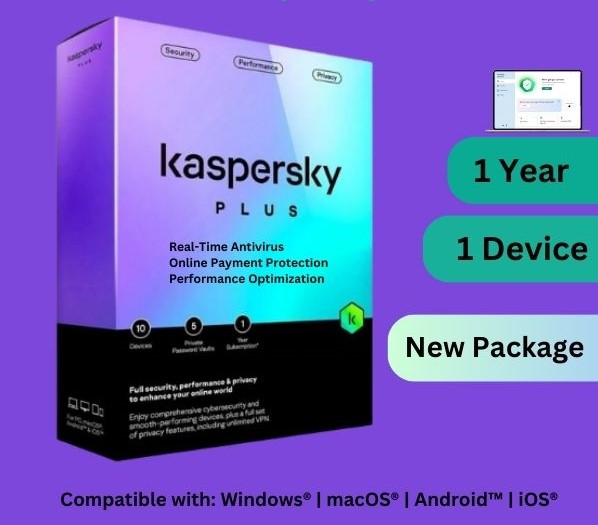Phần mềm diệt virut Kaspersky Plus -5U là phần mềm bảo mật mạng để bảo vệ máy tính trước virus
