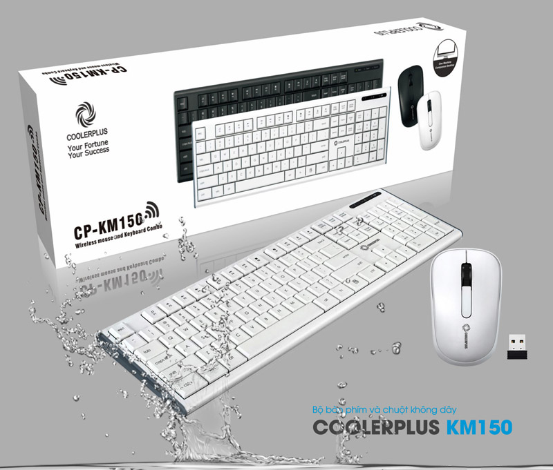 Keyboard + mouse Coolerplus CP-KM150 chính hãng, giá tốt tại Sơn Đạt.,JSC
