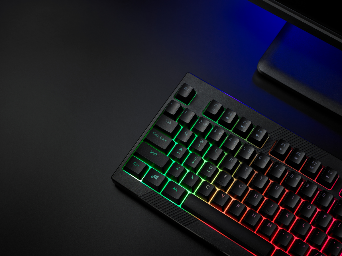 Keyboard PC RapooV50S giả cơ chính hãng, giá tốt tại Hải Phòng