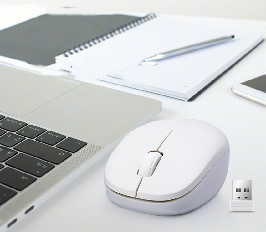 Mouse Newmen Wireless F600S siêu nhẹ, thiết kế gọn gàng, đường uốn cong mềm mại