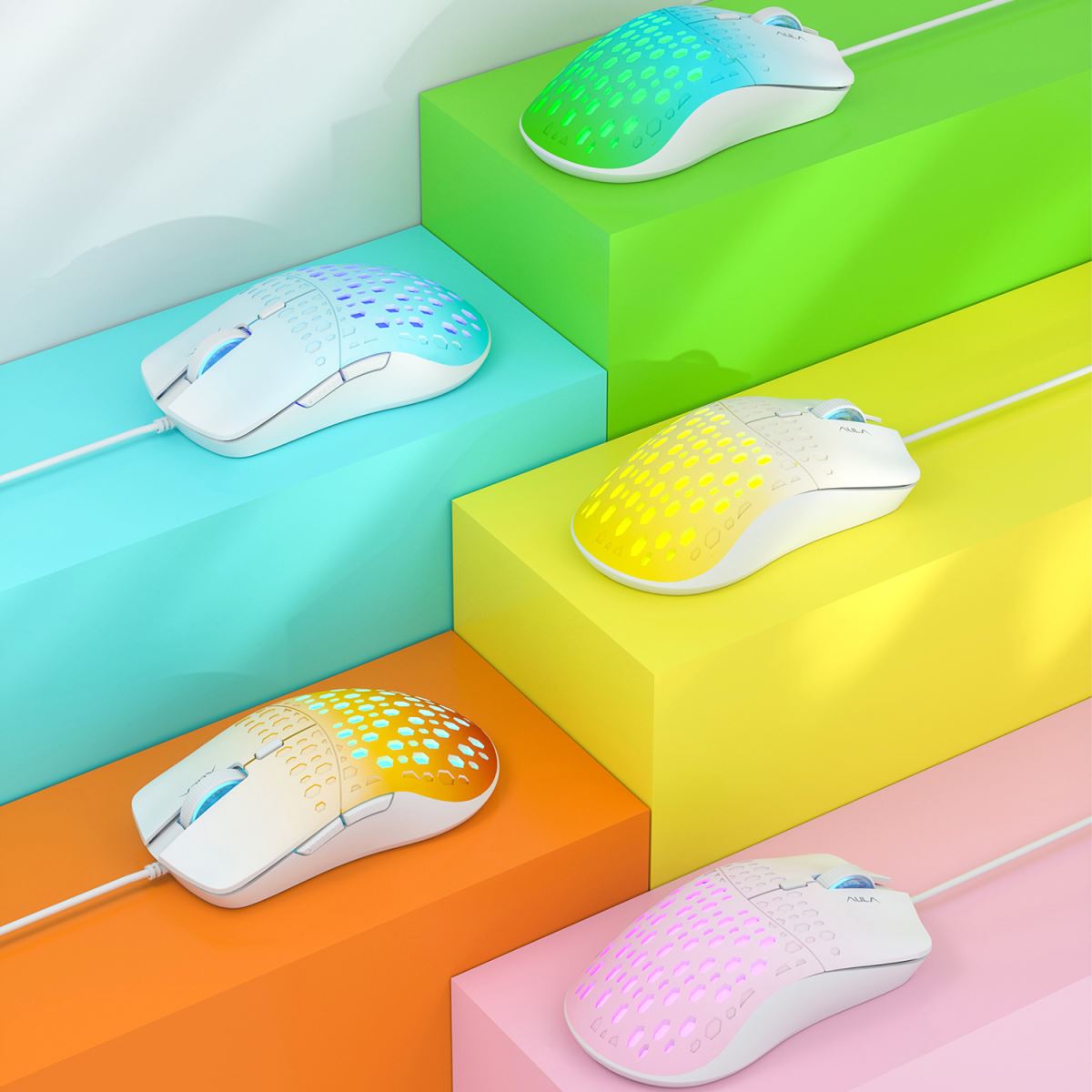 Mouse gaming AULA S11 Pro được thiết kế công thái học