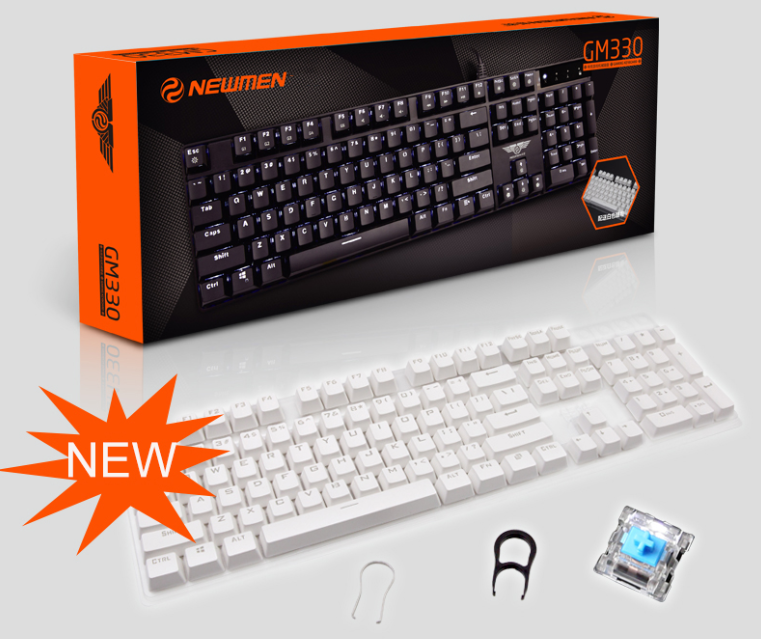Bàn phím cơ Gaming Newmen Blue Switch GM330